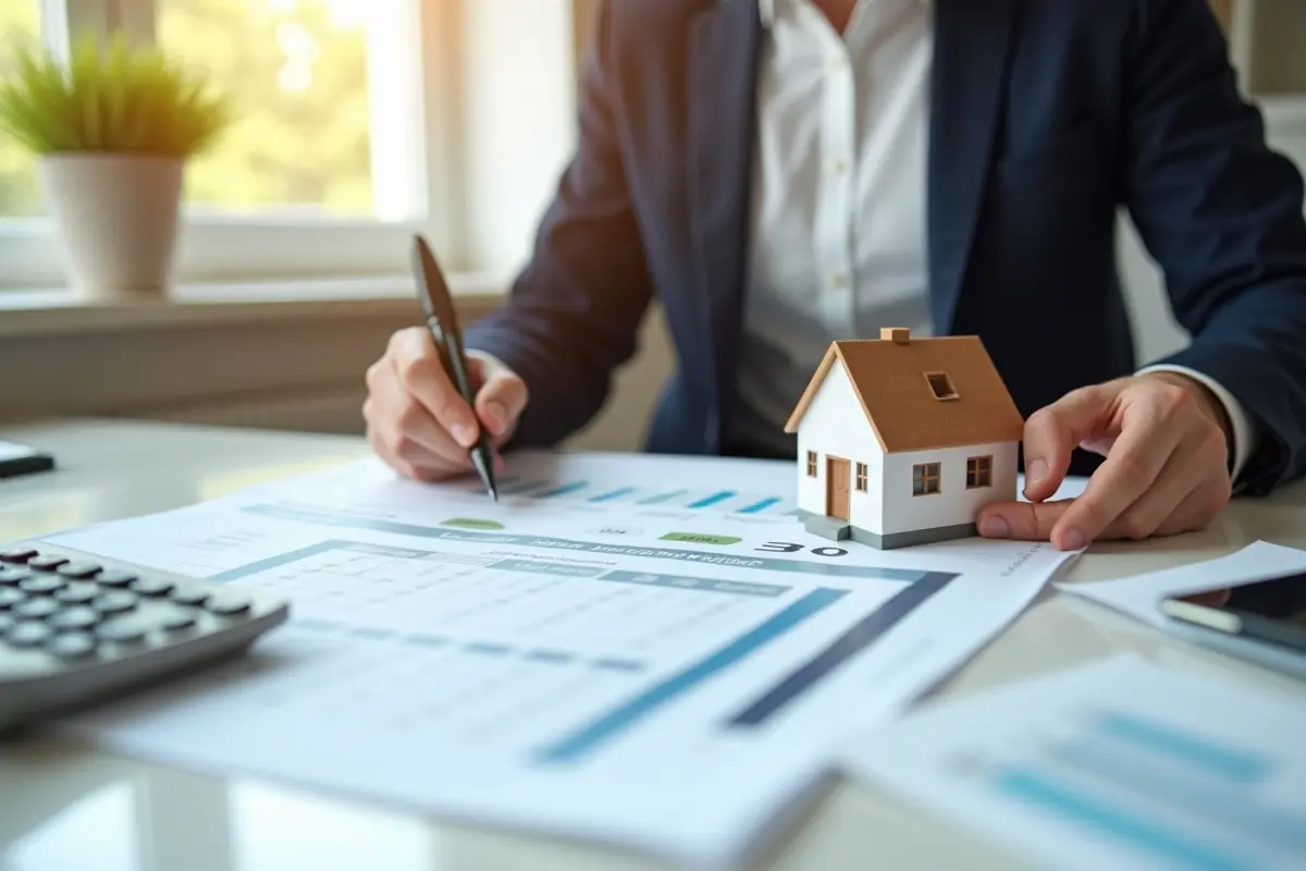 real estate outsourced accountant checking document