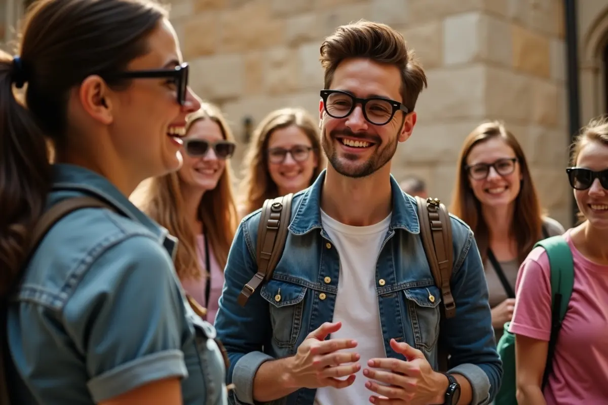 tourists enjoying exclusive behind the scenes guided tour experience