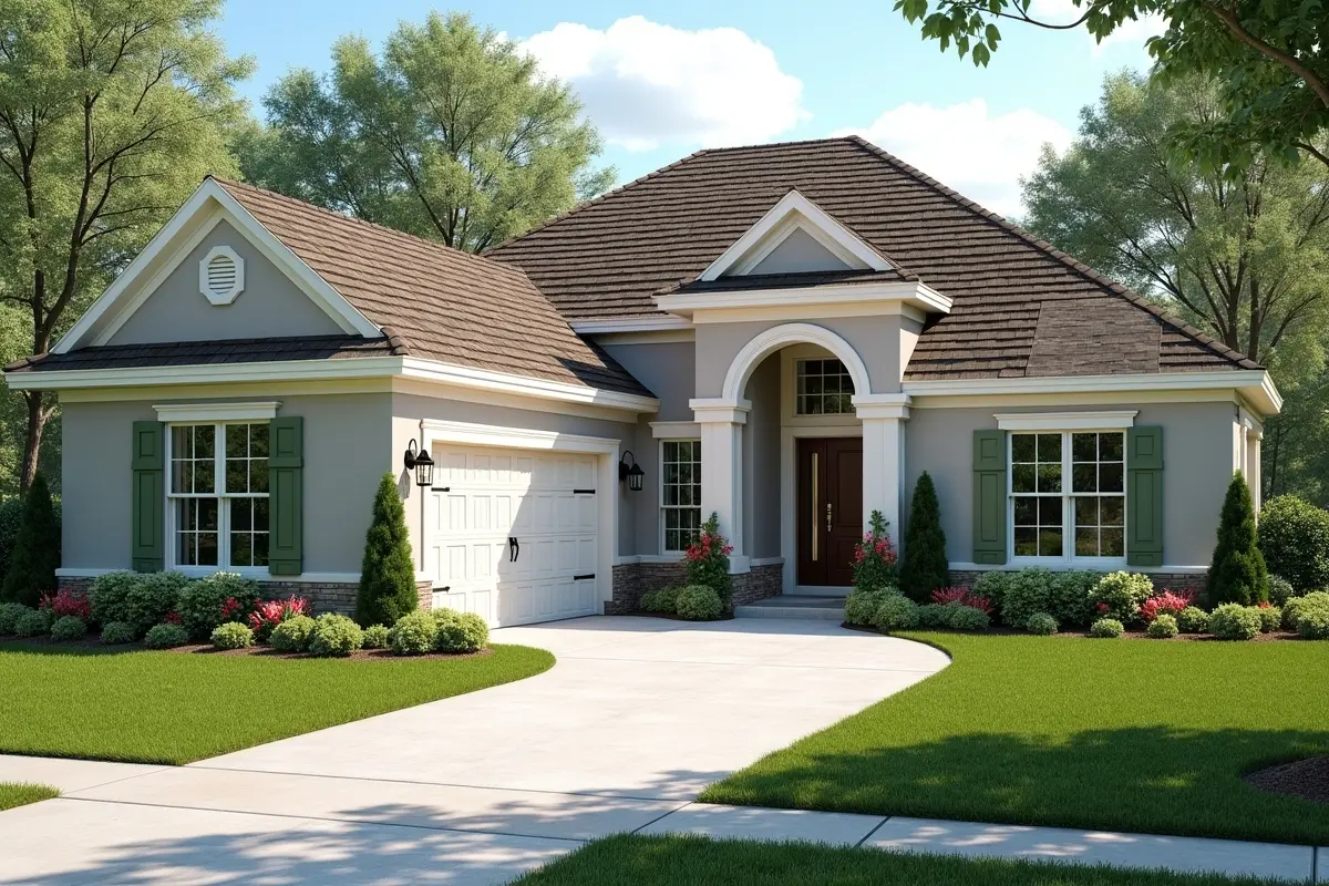 beautiful home exterior with enhanced curb appeal attracting potential buyers